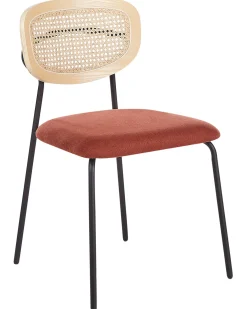 Set di 2 sedie da pranzo MAYETTA Metallo Arancione