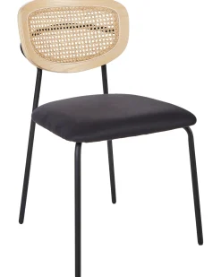 Set di 2 sedie da pranzo MAYETTA Metallo Nero
