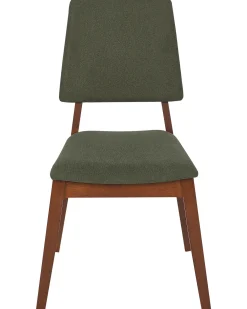 Set di 2 sedie da pranzo MERRILL Legno Verde scuro