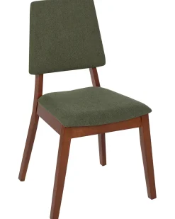 Set di 2 sedie da pranzo MERRILL Legno Verde scuro