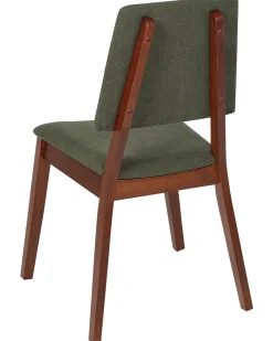 Set di 2 sedie da pranzo MERRILL Legno Verde scuro