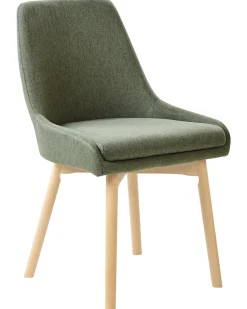 Set di 2 sedie da pranzo MELFORT Tessuto Verde scuro