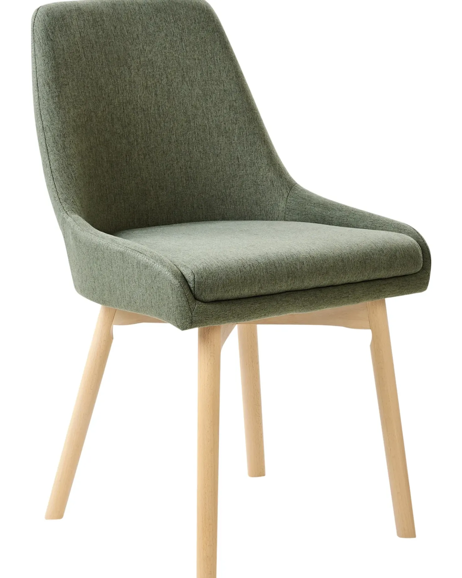 Set di 2 sedie da pranzo MELFORT Tessuto Verde scuro