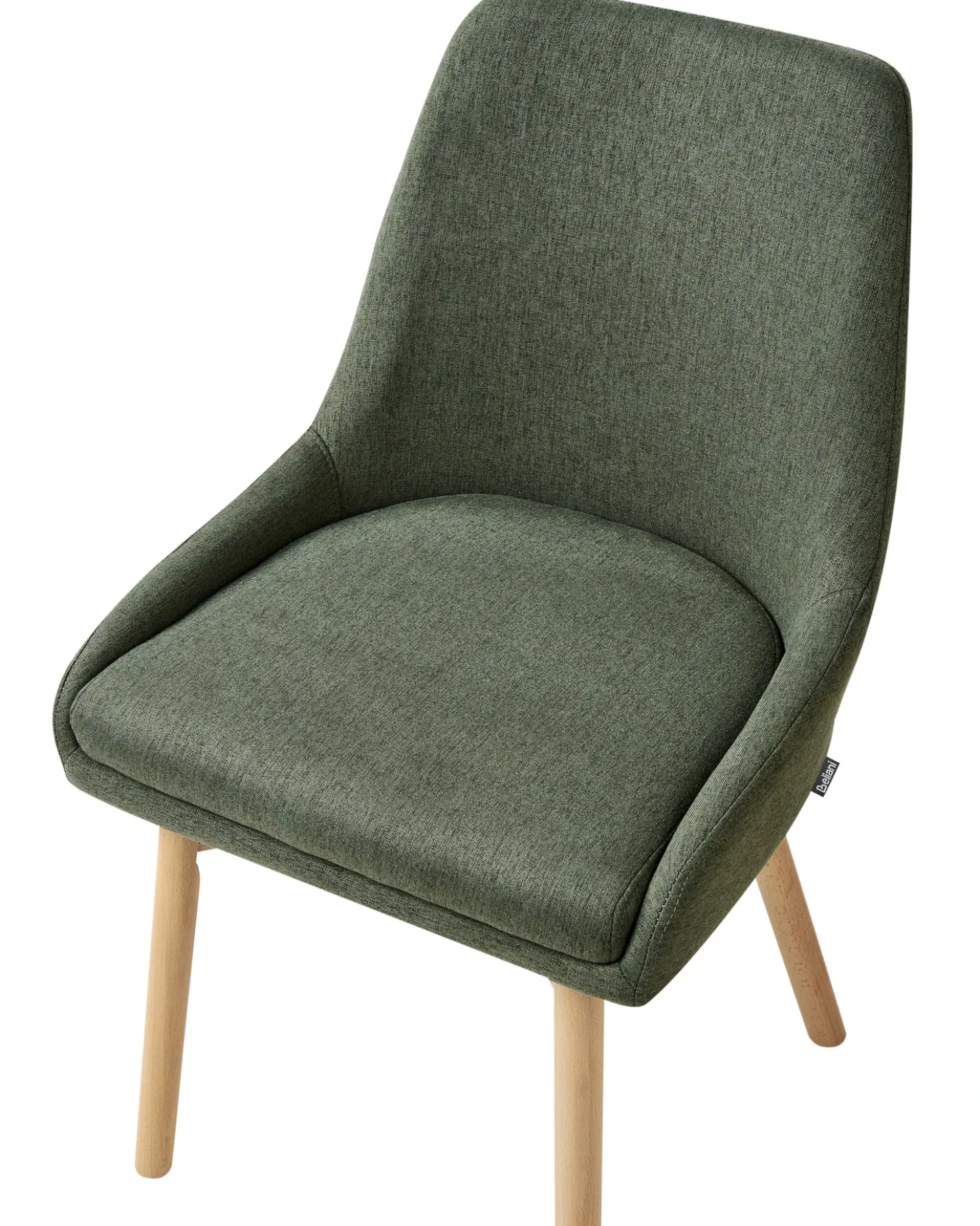 Set di 2 sedie da pranzo MELFORT Tessuto Verde scuro