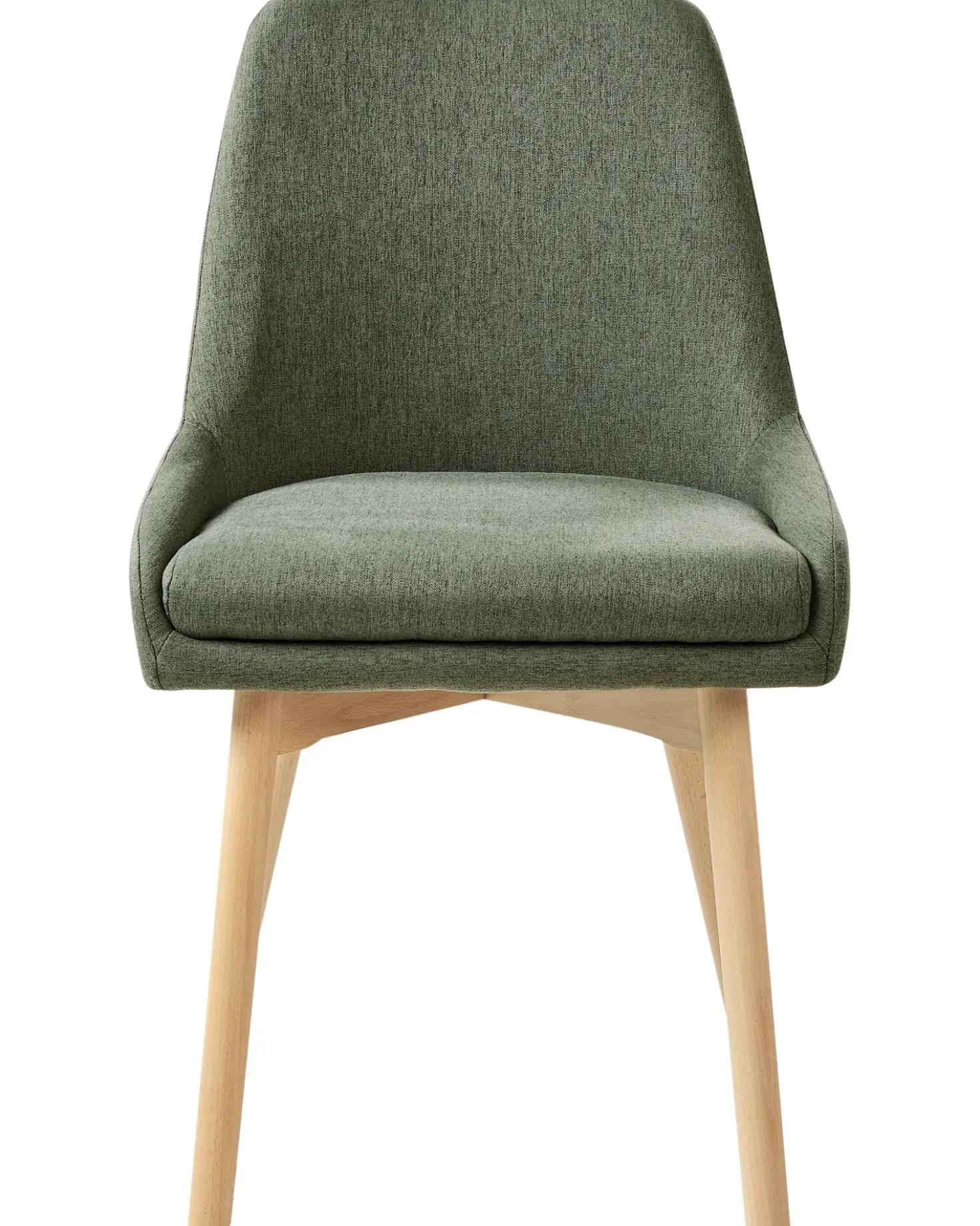 Set di 2 sedie da pranzo MELFORT Tessuto Verde scuro