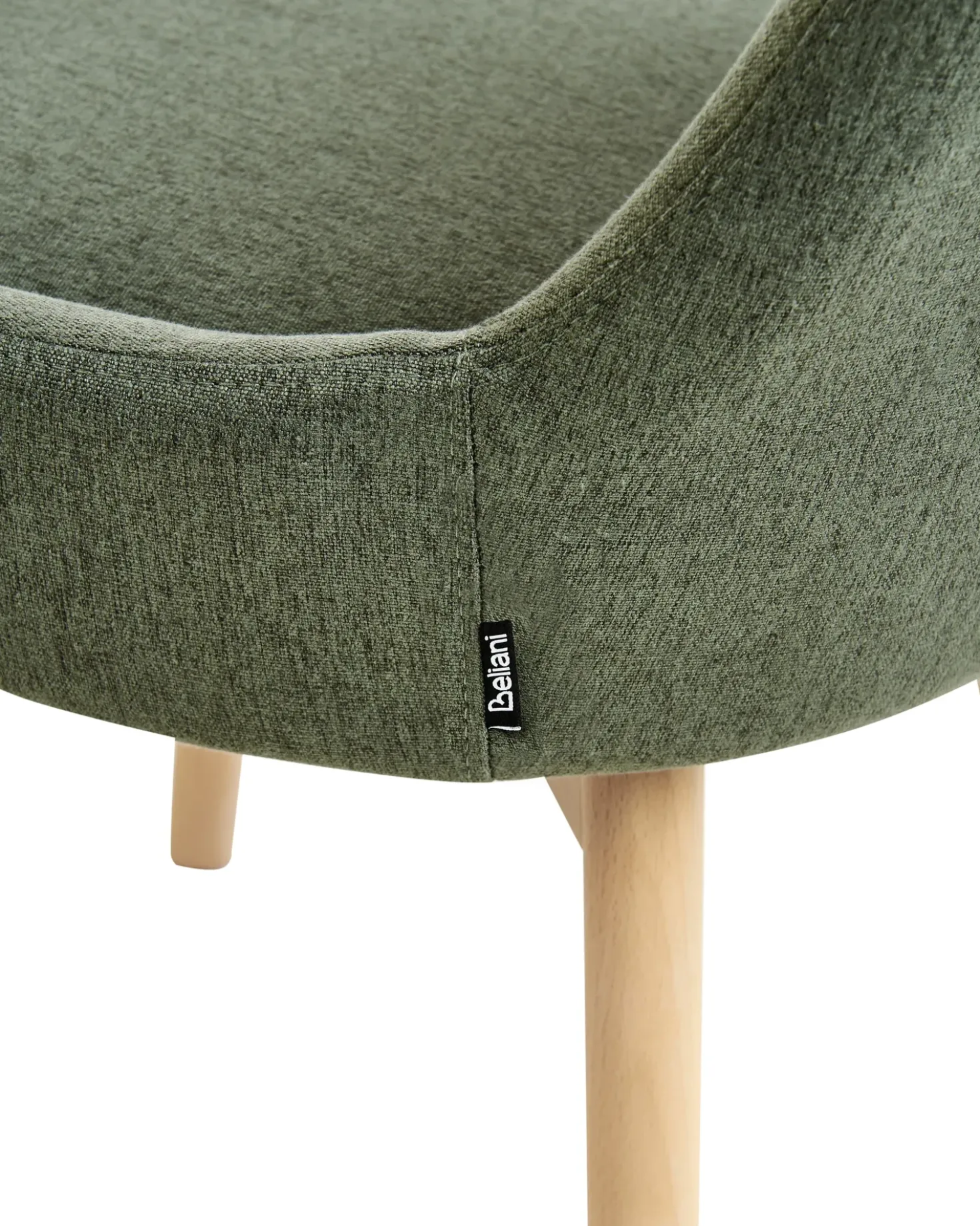 Set di 2 sedie da pranzo MELFORT Tessuto Verde scuro