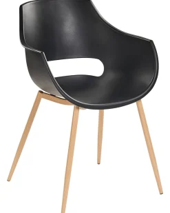 Set di 4 sedie da pranzo MILLERS Nero