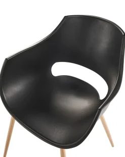 Set di 4 sedie da pranzo MILLERS Nero
