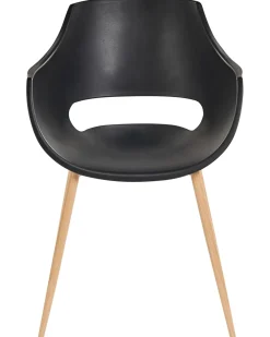 Set di 4 sedie da pranzo MILLERS Nero