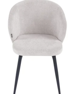 Set di 2 sedie da pranzo MOUNDVILLE Tessuto Bianco sporco