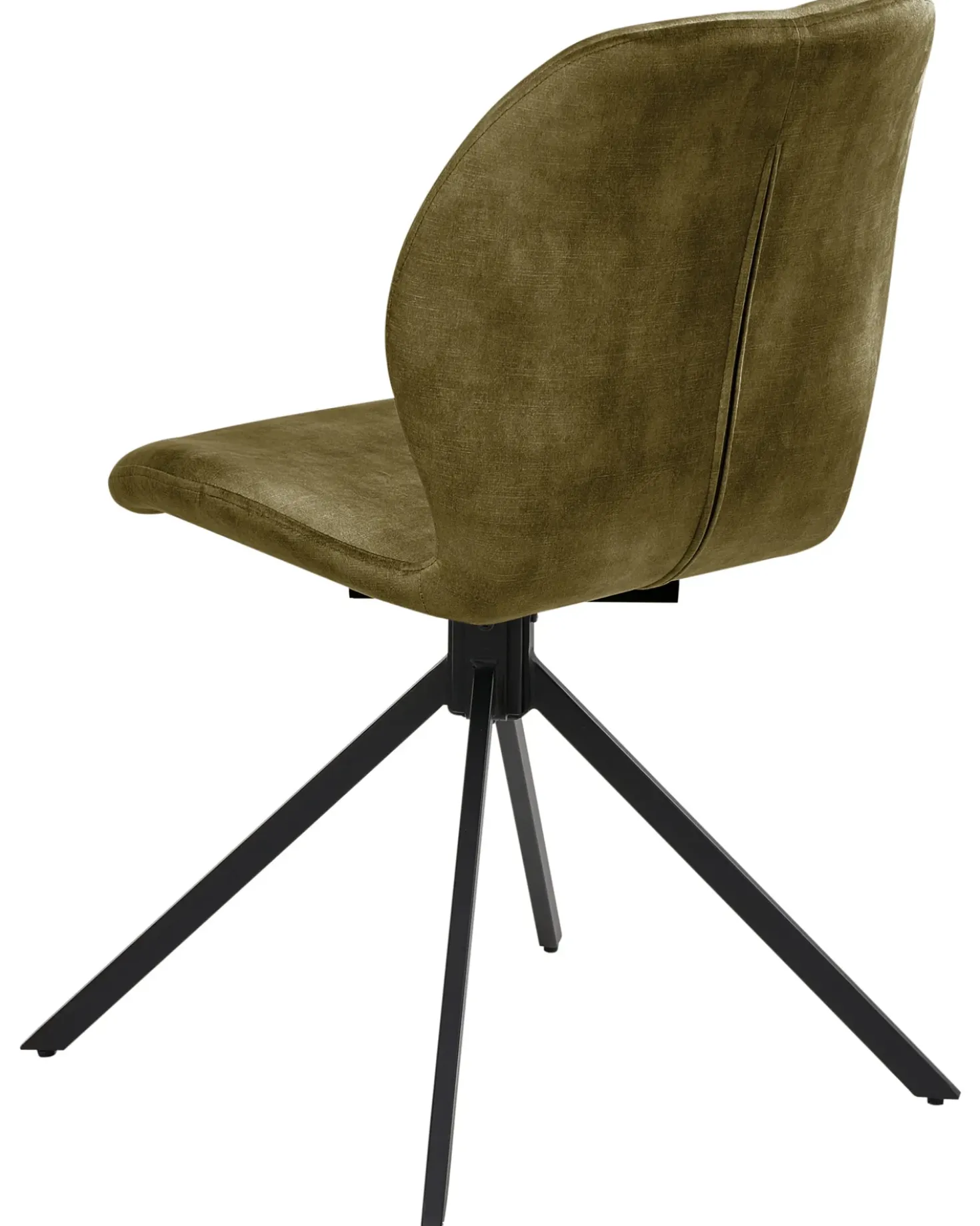 Set di 4 sedie da pranzo MORRISON Velluto Verde