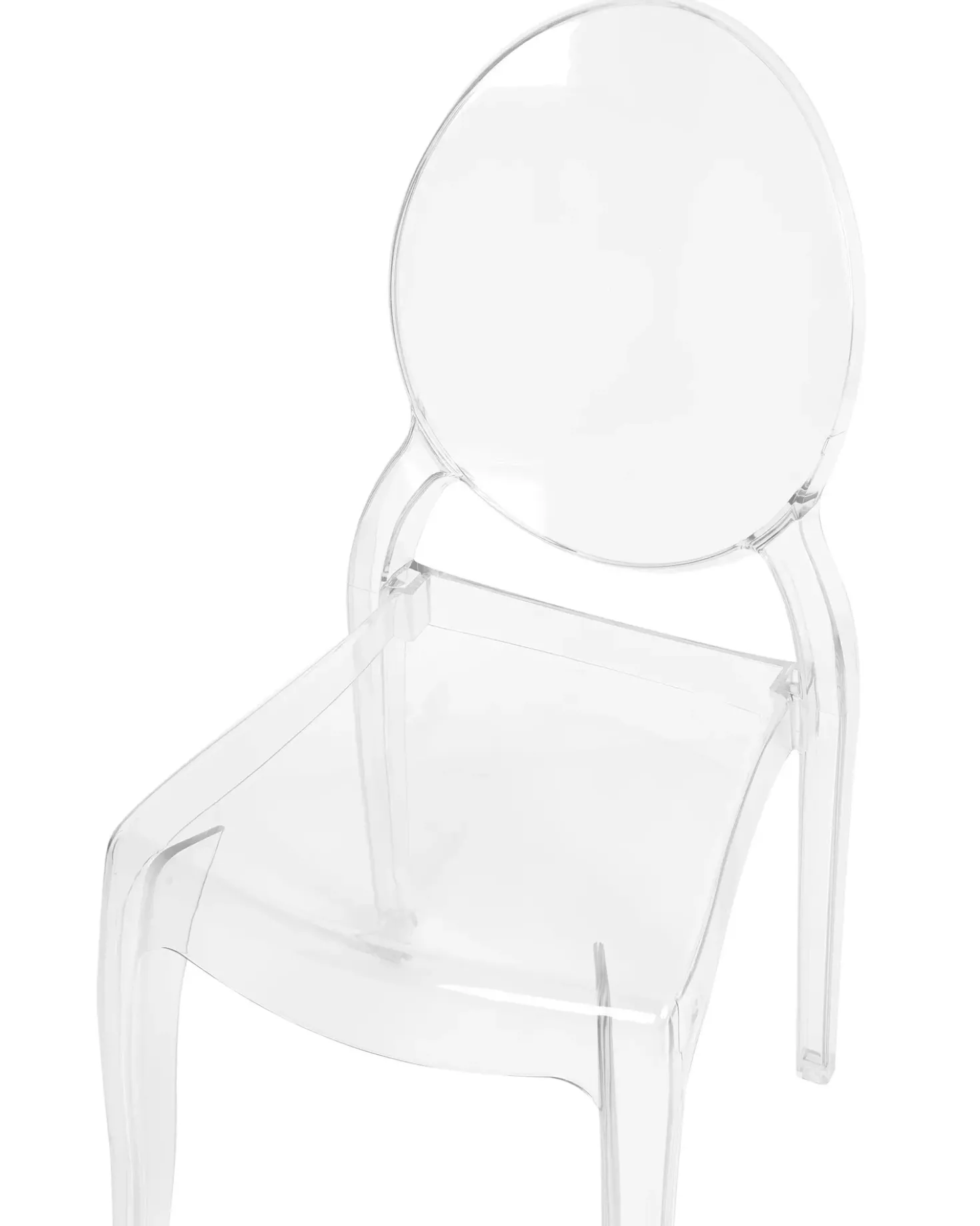 Set di 4 sedie da pranzo MERTON Trasparente