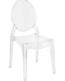 Set di 4 sedie da pranzo MERTON Trasparente