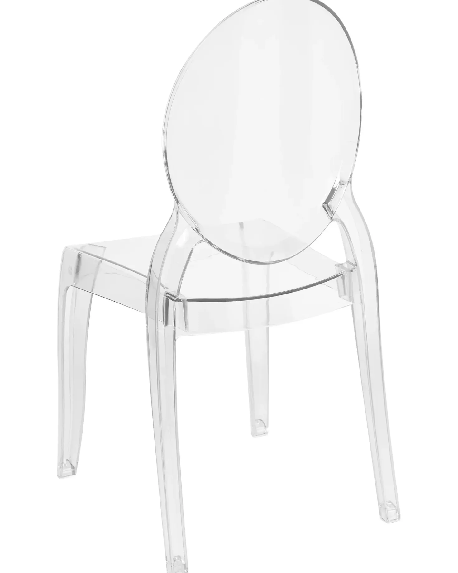 Set di 4 sedie da pranzo MERTON Trasparente