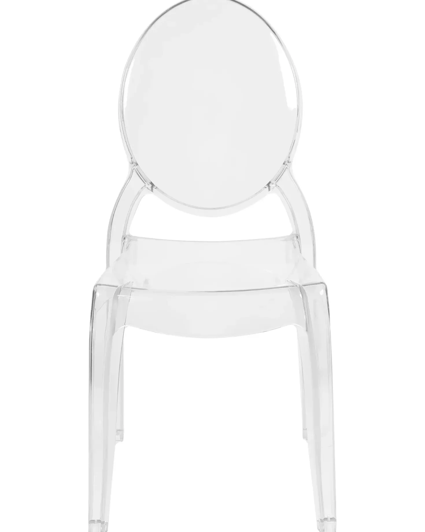 Set di 4 sedie da pranzo MERTON Trasparente