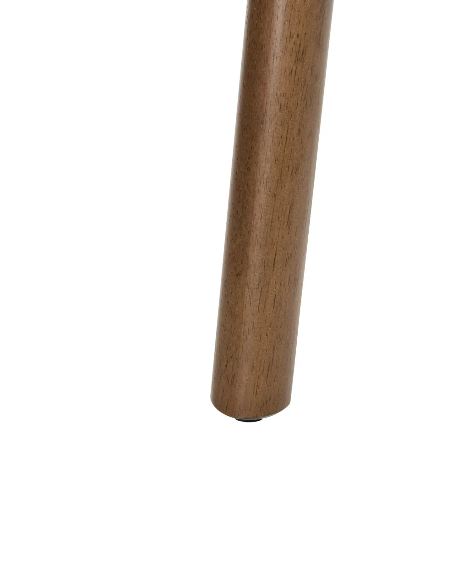 Set di 2 sedie da pranzo MYLO Tessuto Bianco sporco/Marrone scuro
