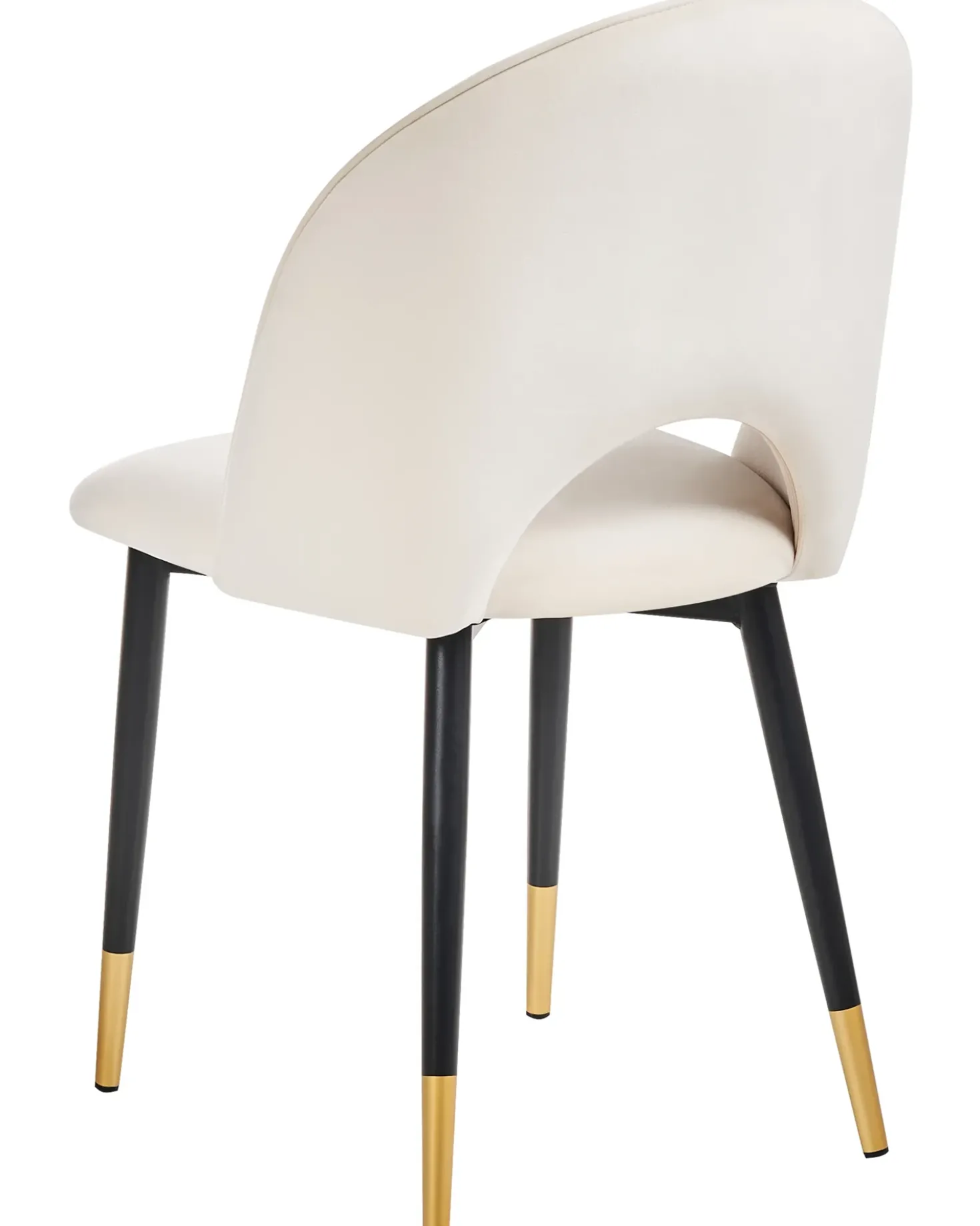 Set di 2 sedie da pranzo MAGALIA Velluto Beige chiaro