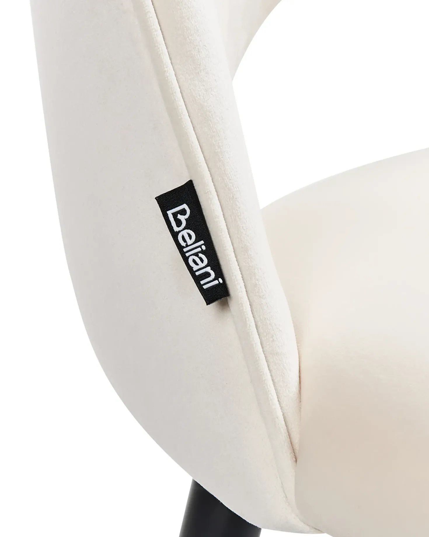 Set di 2 sedie da pranzo MAGALIA Velluto Beige chiaro