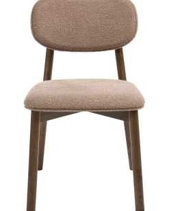 Set di 2 sedie da pranzo MILLS Bouclé Marrone/Tortora