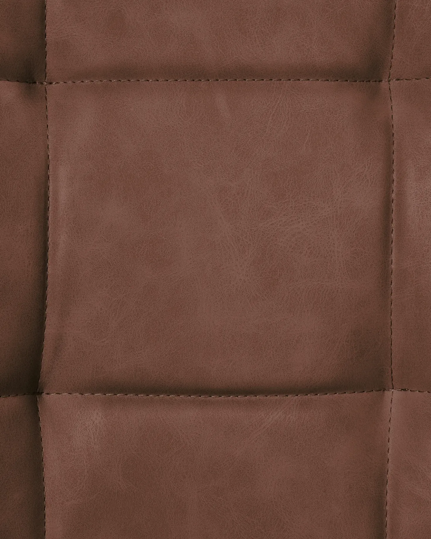 Set di 2 sedie da pranzo MELROSE Pelle sintetica Marrone