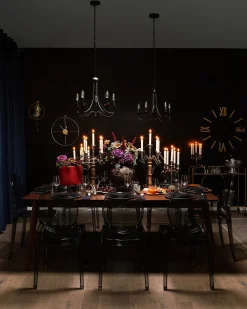 Set di 4 sedie da pranzo MERTON Nero