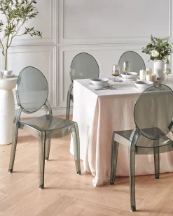 Set di 4 sedie da pranzo MERTON Nero