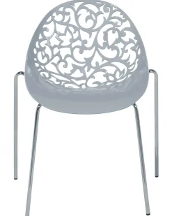 Set di 4 sedie da pranzo MUMFORD Grigio chiaro