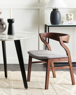 Set di 2 sedie da pranzo MAROA Legno Grigio chiaro