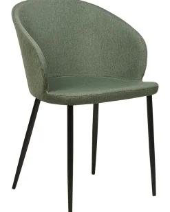 Set di 2 sedie da pranzo MASON Tessuto Verde scuro