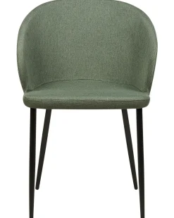 Set di 2 sedie da pranzo MASON Tessuto Verde scuro