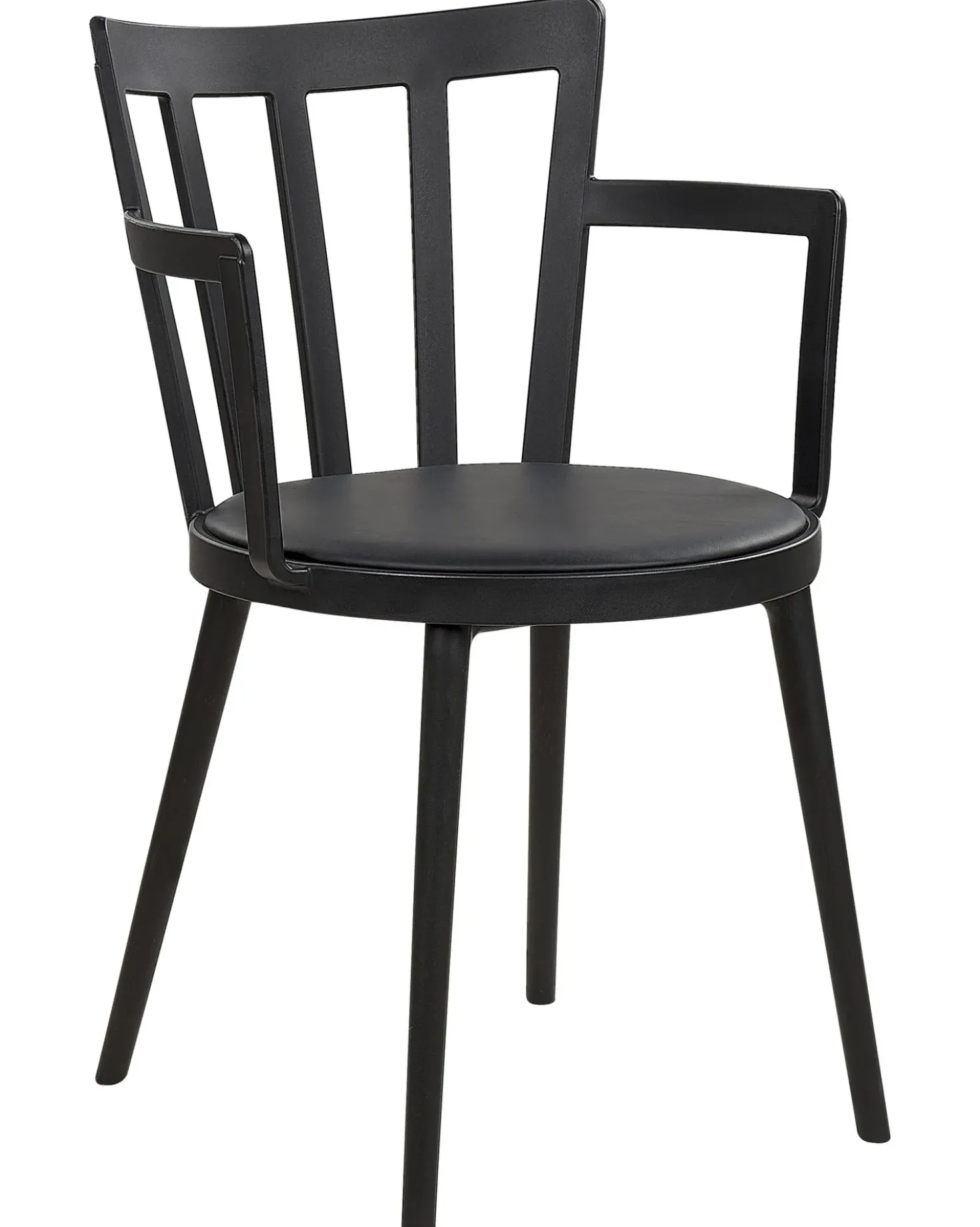 Set di 4 sedie da pranzo MORILL Nero