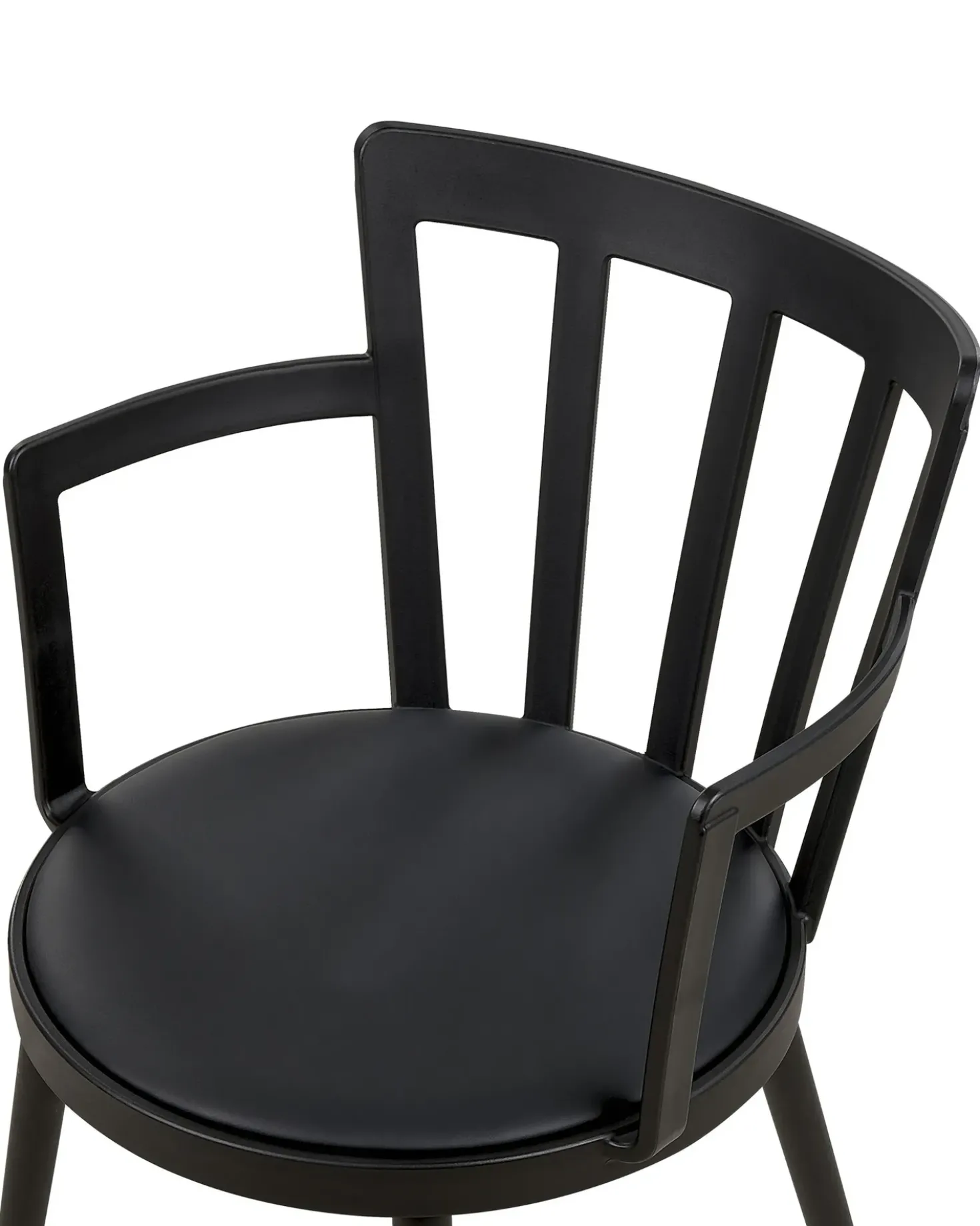 Set di 4 sedie da pranzo MORILL Nero