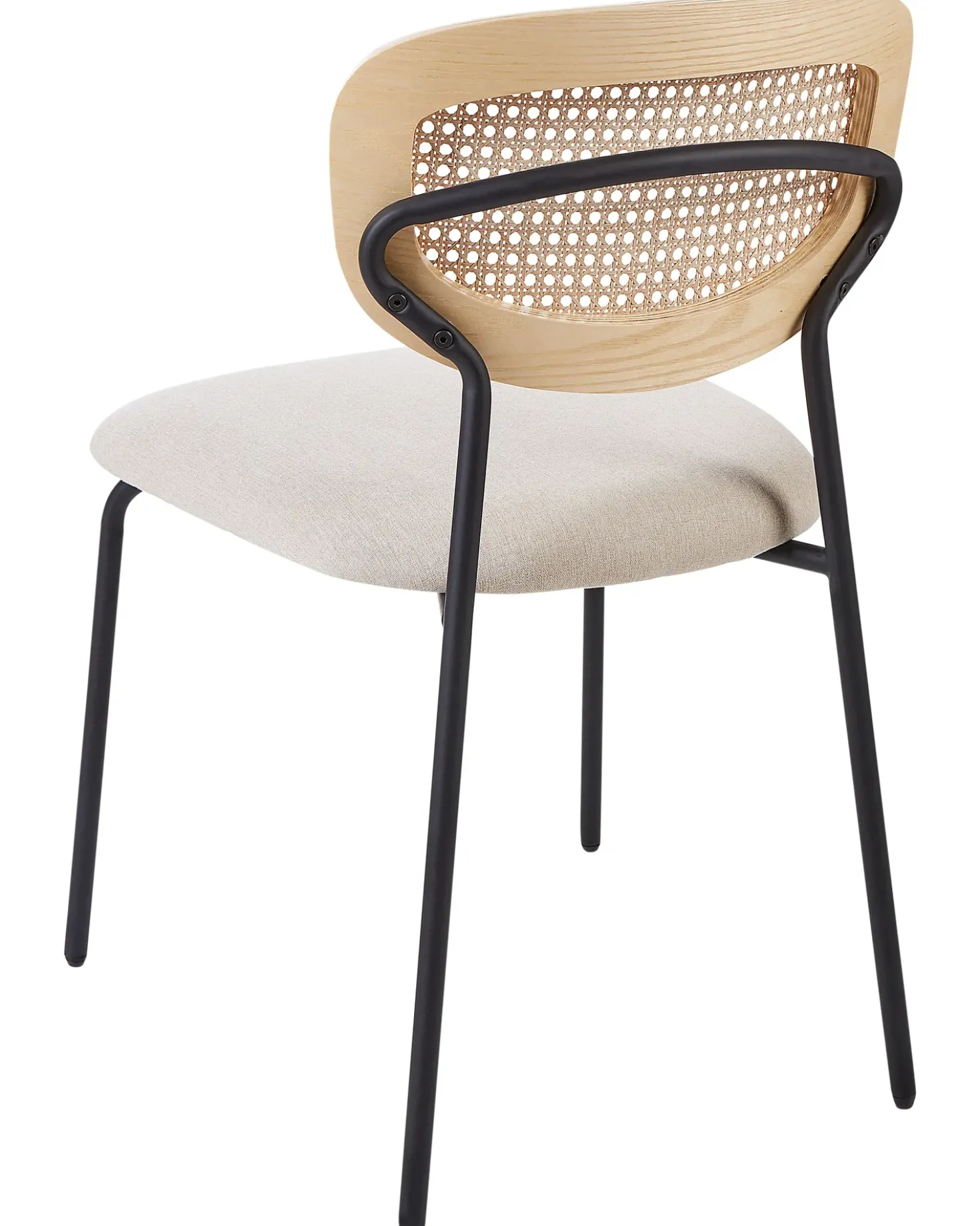 Set di 2 sedie da pranzo MAYETTA Metallo Beige chiaro