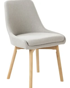 Set di 2 sedie da pranzo MELFORT Tessuto Grigio chiaro