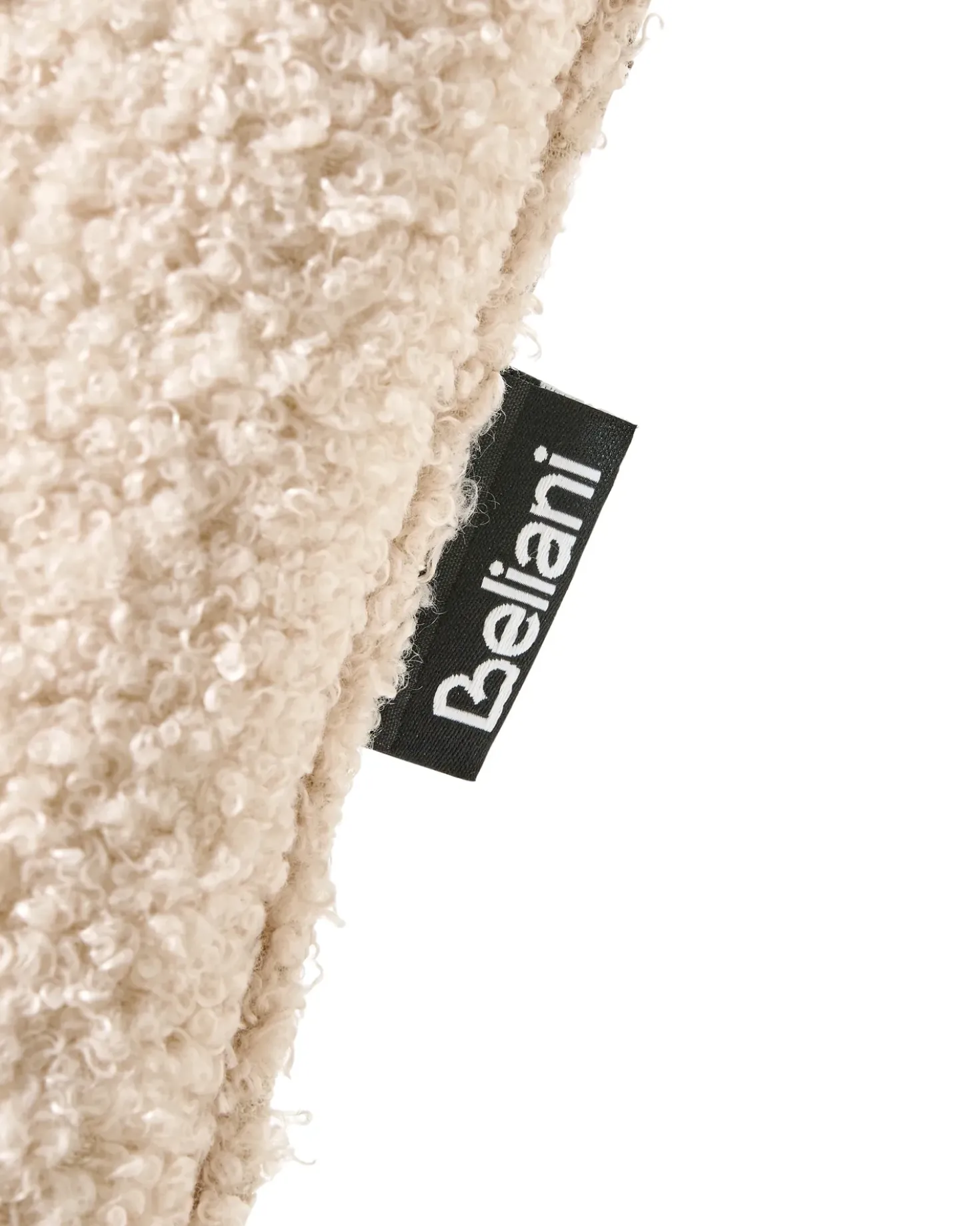 Set di 2 sedie da pranzo NOVI Bouclé Beige chiaro