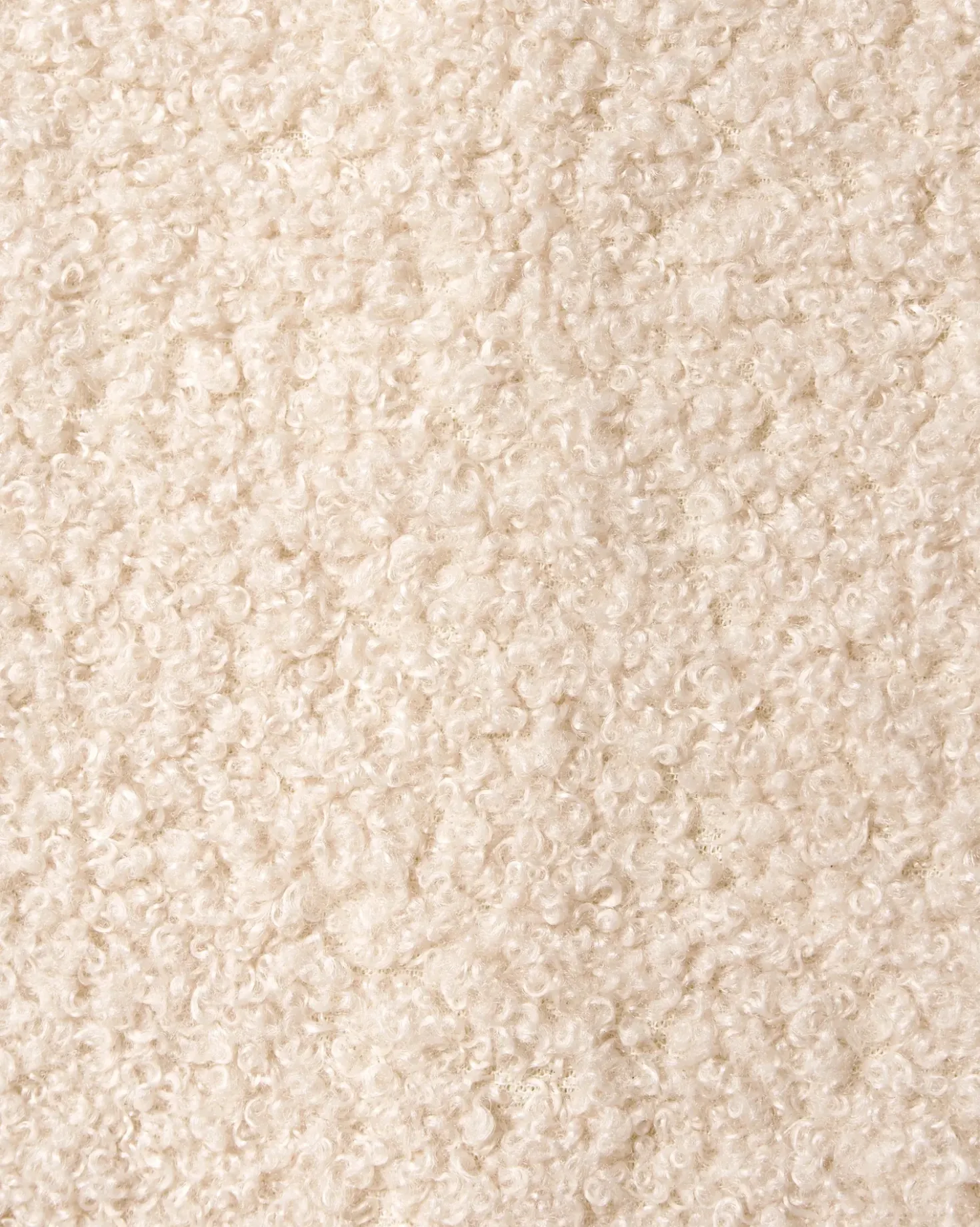Set di 2 sedie da pranzo NOVI Bouclé Beige chiaro