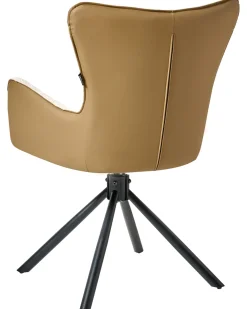 Set di 2 sedie da pranzo NOVI Bouclé Beige chiaro