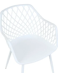Set di 2 sedie da pranzo NASHUA II Bianco