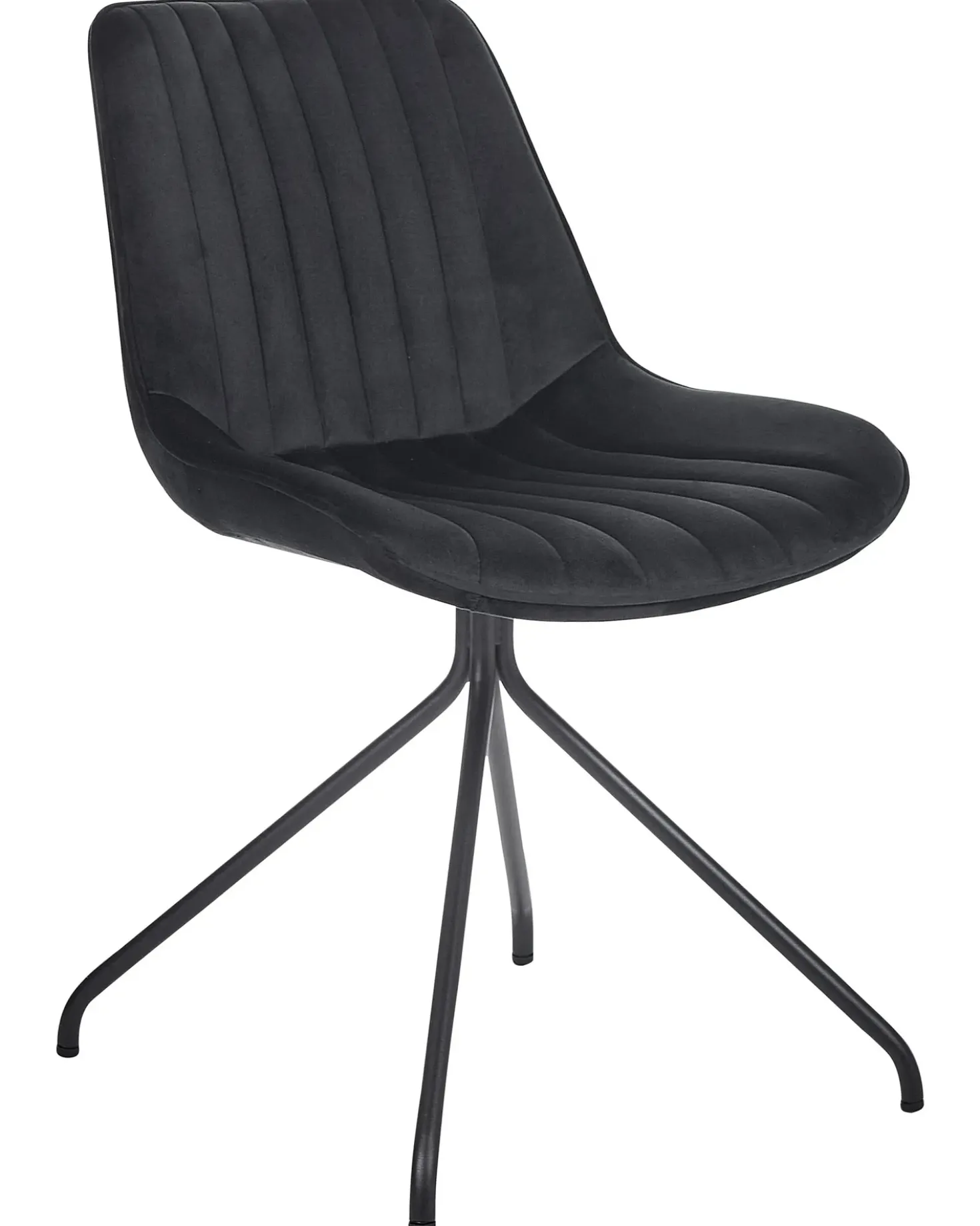 Set di 2 sedie da pranzo NAVASOTA Velluto Nero