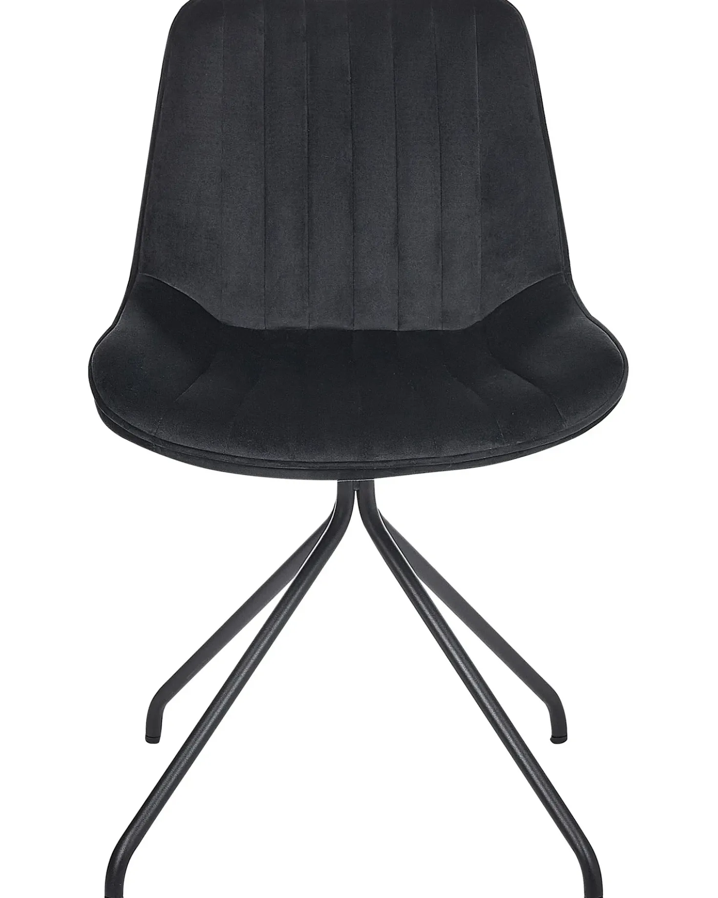 Set di 2 sedie da pranzo NAVASOTA Velluto Nero