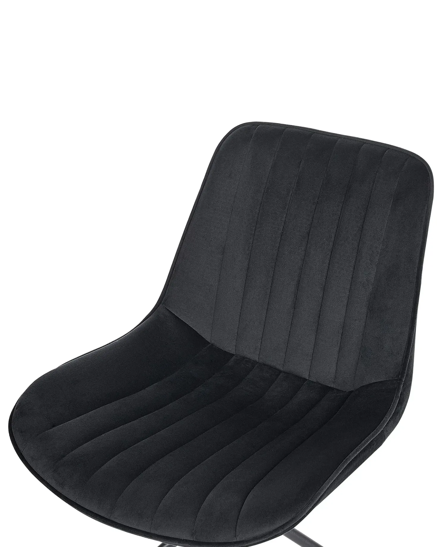 Set di 2 sedie da pranzo NAVASOTA Velluto Nero
