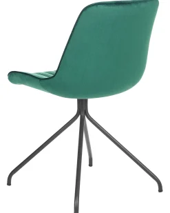 Set di 2 sedie da pranzo NAVASOTA Velluto Verde smeraldo