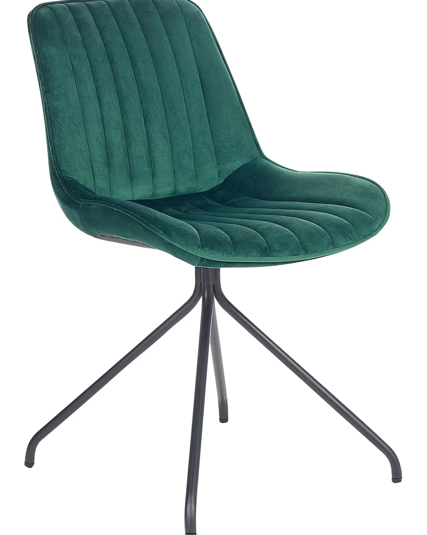 Set di 2 sedie da pranzo NAVASOTA Velluto Verde smeraldo