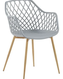 Set di 2 sedie da pranzo NASHUA Grigio chiaro