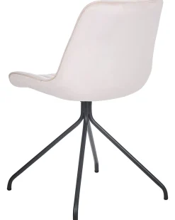 Set di 2 sedie da pranzo NAVASOTA Velluto Beige