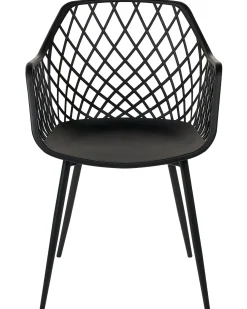 Set di 2 sedie da pranzo NASHUA II Nero