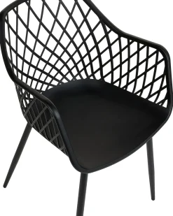 Set di 2 sedie da pranzo NASHUA II Nero