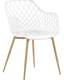 Set di 2 sedie da pranzo NASHUA Bianco