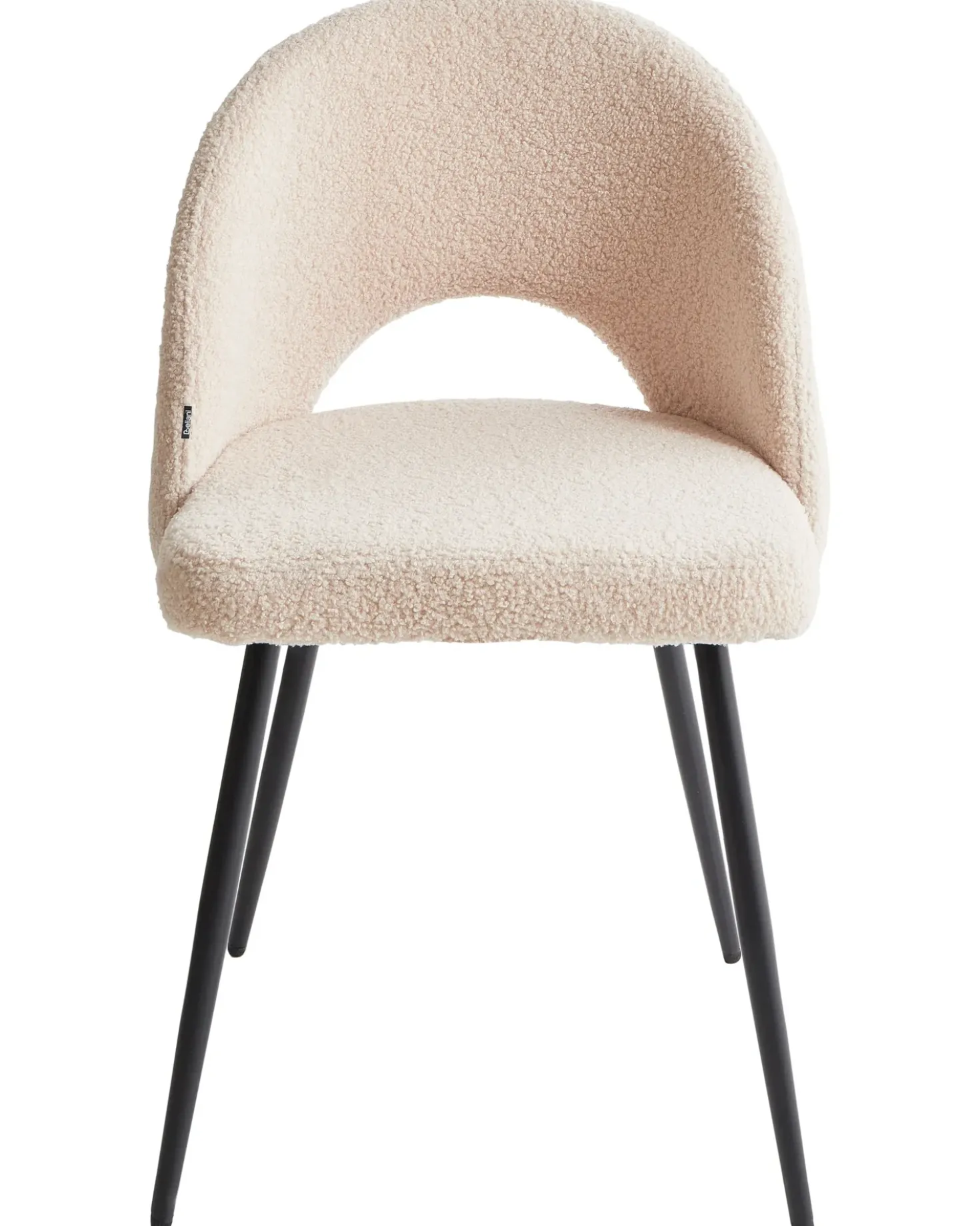 Set di 2 sedie da pranzo ONAGA Bouclé Beige