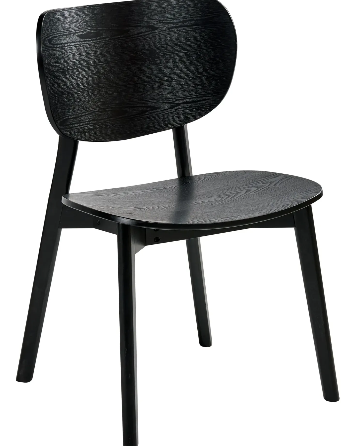 Set di 2 sedie da pranzo OVERLY Legno Nero